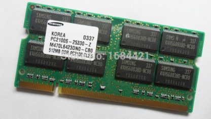 Major Brand 512MB Single DDR Laptop Sodimm Ram - Memory
